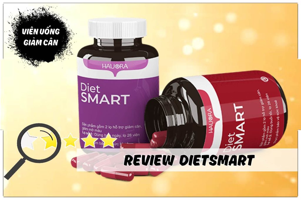 Giới Thiệu Viên uống Diet Smart hỗ trợ giảm cân (Hộp 2 lọ x 28 viên.
