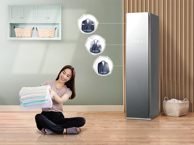 LG Styler 3 móc mặt gương kính mới: Phiên bản tủ chăm sóc quần áo được ước ao nhất hiện nay