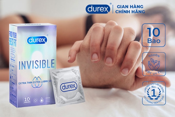 Giới thiệu Bao cao su Durex Invisible Extra Lubricant