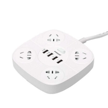 Ổ cắm điện Pisen KY-44 (4USB, 4AC)