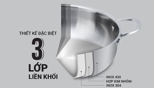 Giới Thiệu Chảo Lẩu Inox 304 Đúc Liền Nguyên Khối Kalpen