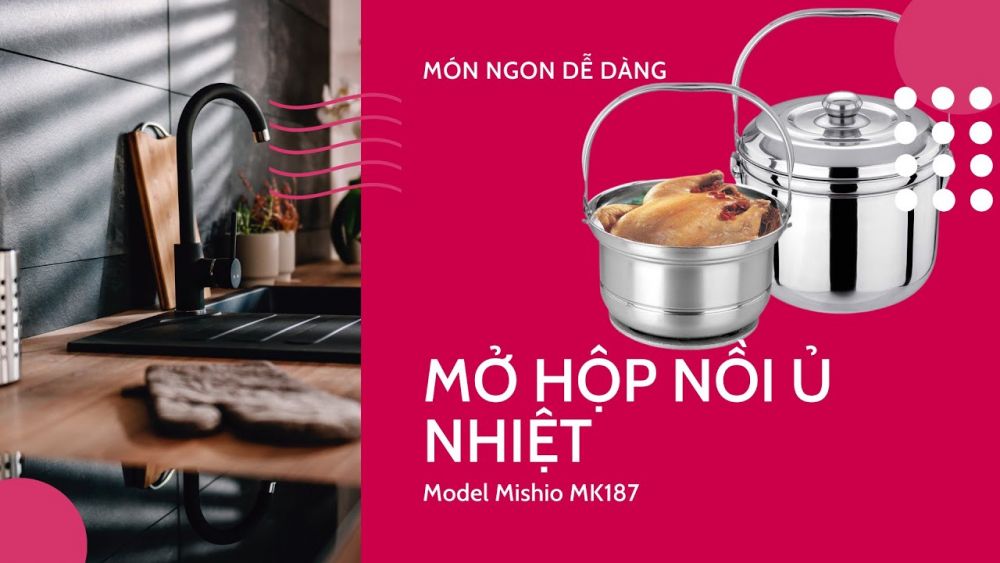 Giới Thiệu Nồi Ủ Nhiệt Inox Bokuk Korea, Nồi Ủ Đa Năng 