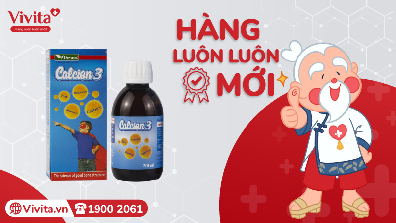 Calcion 3 - Bổ Sung Canxi Giúp Xương Chắc Khỏe Có Nên Mua