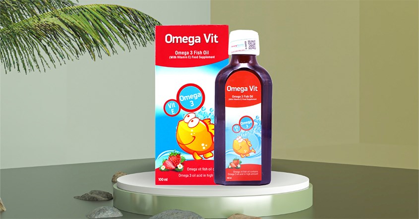 Omega Vit Phát Triển Não Bộ Và Thị Lực - Sản Phẩm Dành Cho Trẻ Nhỏ - Dạng Uống