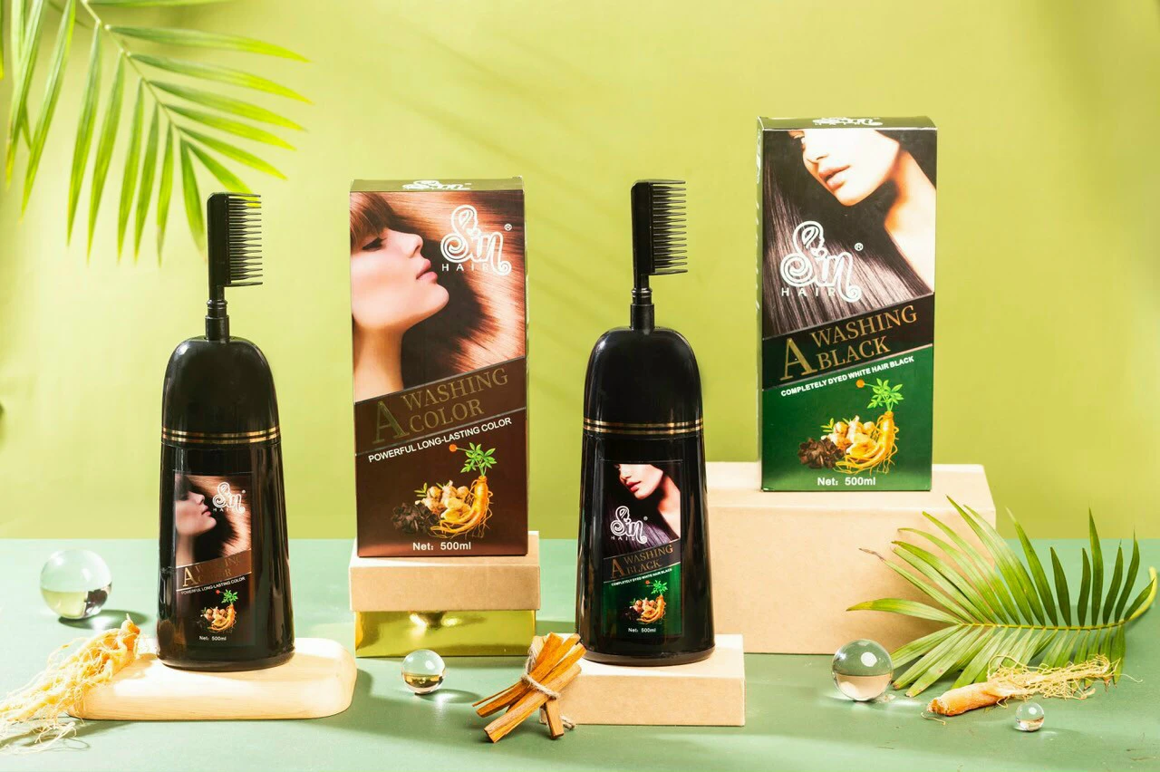 Review dầu gội phủ bạc sin hair sau 30 ngày sử dụng