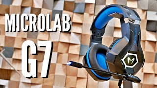 Review Tai nghe Gaming chụp tai (Headphone Gaming) Microlab G7