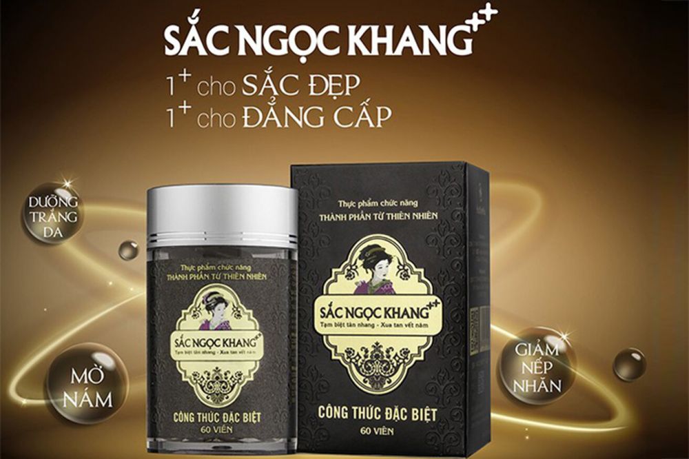 [ Sắc Ngọc Khang ] Viên Uống Giảm Nám Sắc Ngọc Khang ++ 60 Viên