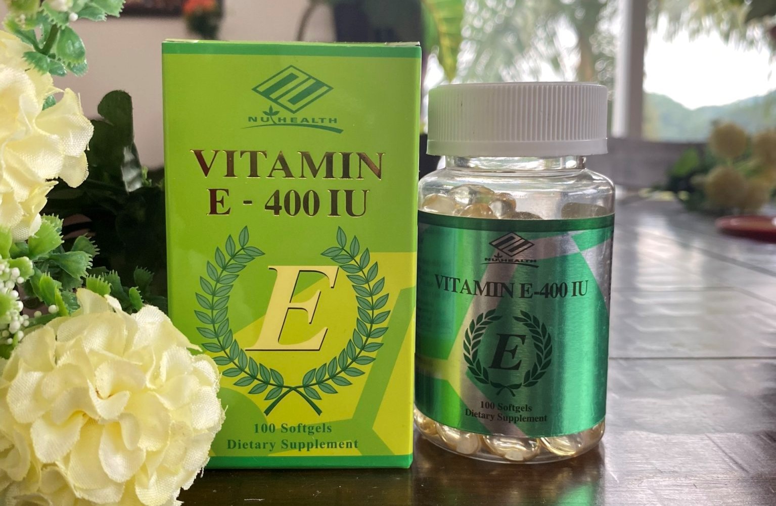 Thực phẩm chức năng Vitamin E 400IU Nu-Health - 100 viên