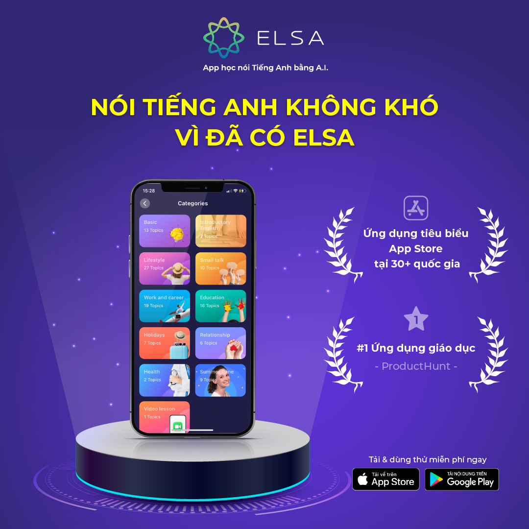 Review Phần Mềm Tiếng Anh ELSA Speak  - Tự Tin Giao Tiếp Với 10 Phút Mỗi Ngày.